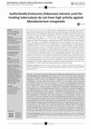 Research paper thumbnail of Sutherlandia frutescens (Fabaceae) extracts used for treating tuberculosis do not have high activity against Mycobacterium smegmatis