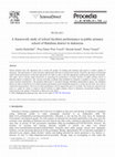 Research paper thumbnail of A framework study of school facilities performance in public primary school of Batubara district in Indonesia