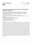 Research paper thumbnail of Integrated sea storm management strategy: the 29 October 2018 event in the Adriatic Sea