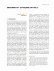 Research paper thumbnail of Desempleo y Consumo en Chile