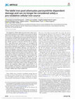 Research paper thumbnail of The labile iron pool attenuates peroxynitrite-dependent damage and can no longer be considered solely a pro-oxidative cellular iron source