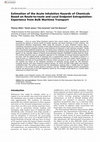 Research paper thumbnail of Estimation of the acute inhalation hazards of chemicals based on route-to-route and local endpoint extrapolation: experience from bulk maritime transport