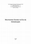 Research paper thumbnail of Movimentos Sociais na Era da Globalização