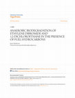 Research paper thumbnail of Anaerobic biodegradation of ethylene dibromide and 1, 2-dichloroethane in the presence of fuel hydrocarbons