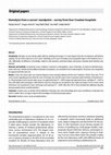 Research paper thumbnail of Hemolysis from a nurses’ standpoint – survey from four Croatian hospitals