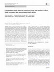 Research paper thumbnail of Longitudinal study of bovine rotavirus group A in newborn calves from vaccinated and unvaccinated dairy herds