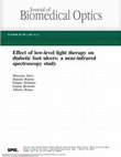 Research paper thumbnail of Effect of low-level light therapy on diabetic foot ulcers: a near-infrared spectroscopy study