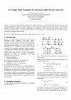 Research paper thumbnail of LC Ladder Filter Emulation by Structures with Current Conveyors