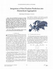 Research paper thumbnail of Integration of Host Position Prediction into Hierarchical Aggregation