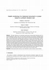 Research paper thumbnail of Health monitoring of a historical monument in Jordan based on ambient vibration test