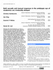 Research paper thumbnail of Both saccadic and manual responses in the amblyopic eye of strabismics are irreducibly delayed