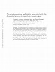 Research paper thumbnail of Pre-scission neutron multiplicity associated with the dynamical process in the superheavy-mass region