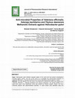 Research paper thumbnail of Anti-microbial Properties of Valeriana officinalis, Satureja bachtiarica and Thymus daenensis Methanolic Extracts against Helicobacter pylori