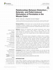 Research paper thumbnail of Relationships Between Distention-, Butyrate- and Pellet-Induced Stimulation of Peristalsis in the Mouse Colon