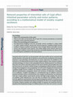 Research paper thumbnail of Network properties of interstitial cells of Cajal affect intestinal pacemaker activity and motor patterns, according to a mathematical model of weakly coupled oscillators