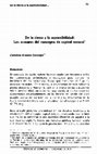 Research paper thumbnail of De la tierra a la sostenibilidad: Los avatares del concepto de capital natural