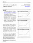 Research paper thumbnail of CSFB Profit and Loss Monitor