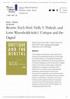 Research paper thumbnail of Review: Erich Hörl, Nelly Y. Pinkrah, and Lotte Warnsholdt (eds.), ‘Critique and the Digital’