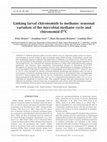 Research paper thumbnail of Linking larval chironomids to methane: seasonal variation of the microbial methane cycle and chironomid delta C-13