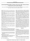 Research paper thumbnail of Gastro-Esophageal Reflux Disease Outcomes After Vertical Sleeve Gastrectomy and Gastric Bypass