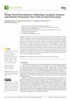 Research paper thumbnail of Design Trend Forecasting by Combining Conceptual Analysis and Semantic Projections: New Tools for Open Innovation