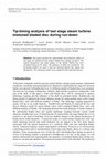 Research paper thumbnail of Tip-timing analysis of last stage steam turbine mistuned bladed disc during run-down