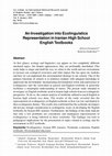 Research paper thumbnail of An Investigation into Ecolinguistics Representation in Iranian High School English Textbooks