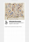 Research paper thumbnail of MittelalterNewsletter des Deutschen Vereins für Kunstwissenschaft e. V. Ausgabe Nr. 1 (April–Juni 2021)