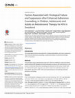 Research paper thumbnail of Factors Associated with Virological Failure and Suppression after Enhanced Adherence Counselling, in Children, Adolescents and Adults on Antiretroviral Therapy for HIV in Swaziland