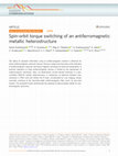 Research paper thumbnail of Spin-orbit torque switching of an antiferromagnetic metallic heterostructure