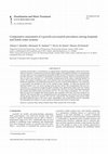 Research paper thumbnail of Comparative assessment of Legionella pneumophila prevalence among hospitals and hotels water systems