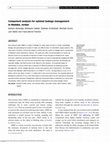 Research paper thumbnail of Component analysis for optimal leakage management in Madaba, Jordan