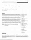 Research paper thumbnail of Baseline carbon emission assessment in water utilities in Jordan using ECAM tool