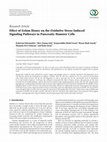 Research paper thumbnail of Effect of Gelam Honey on the Oxidative Stress-Induced Signaling Pathways in Pancreatic Hamster Cells