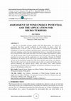 Research paper thumbnail of ASSESSMENT OF WIND ENERGY POTENTIAL AND THE APPLICATION FOR MICRO-TURBINES