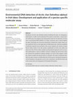 Research paper thumbnail of Environmental DNA detection of Arctic char ( Salvelinus alpinus ) in Irish lakes: Development and application of a species‐specific molecular assay