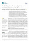 Research paper thumbnail of Is an Oral Health Status a Predictor of Functional Improvement in Ischemic Stroke Patients Undergoing Comprehensive Rehabilitation Treatment?