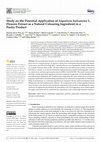 Research paper thumbnail of Study on the Potential Application of Impatiens balsamina L. Flowers Extract as a Natural Colouring Ingredient in a Pastry Product