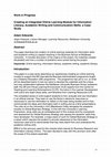 Research paper thumbnail of Creating an integrated online learning module for information literacy, academic writing and communication skills: a case study