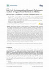 Research paper thumbnail of Life Cycle Environmental and Economic Performance Analysis of Bagasse-Based Electricity in Pakistan