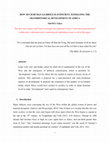 Research paper thumbnail of How Much Human Sacrifice is Sufficient: Estimating the Transhistorical Development of Africa