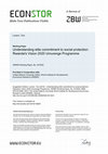 Research paper thumbnail of Understanding Elite Commitment to Social Protection: Rwanda's Vision 2020 Umurenge Programme