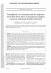 Research paper thumbnail of Tramadol and 0.5% levobupivacaine for single-shot interscalene block: effects on postoperative analgesia in patients undergoing shoulder arthroplasty