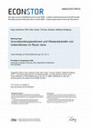 Research paper thumbnail of Innovationskooperationen und Wissenstransfer von Unternehmen im Raum Jena