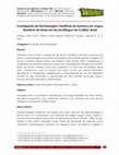 Research paper thumbnail of Investigação de Terminologias Científicas de Química em Língua ‘Brasileira de Sinais em Escola Bilíngue de Curitiba, Brasil