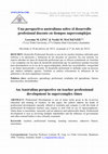 Research paper thumbnail of Una perspectiva australiana sobre el desarrollo profesional docente en tiempos supercomplejos