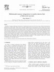 Research paper thumbnail of Multimodal sensory integration in weakly electric fish: a behavioral account