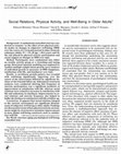 Research paper thumbnail of Social relations, physical activity, and well-being in older adults