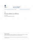 Research paper thumbnail of Because children are still brave