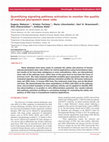 Research paper thumbnail of Quantifying signaling pathway activation to monitor the quality of induced pluripotent stem cells